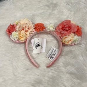 Disney Parks Flower and Garden Floral Minnie Headband New